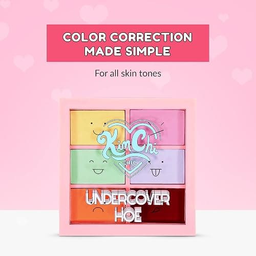 KimChiChic Beauty Undercover Hoe Color Corrector Makeup Palette | Creamy, Long Wearing Color Correcting Concealer, Covers Dark Circles & Blemishes, Cruelty Free, 04 Universal, 0.25oz (7.2g) thumbnail 3