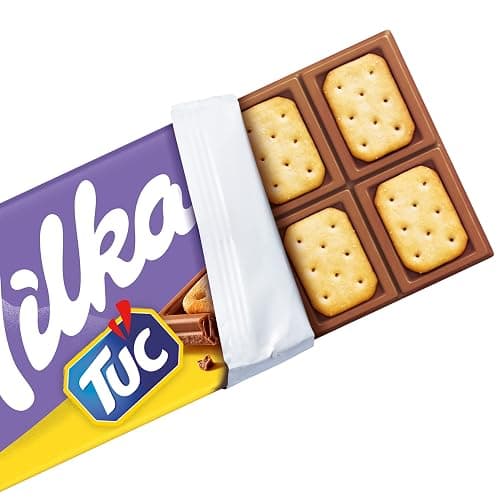 Milka TUC – Alpenmilch-Schokolade mit knusprigen Mini-Crackern – 87g thumbnail 2