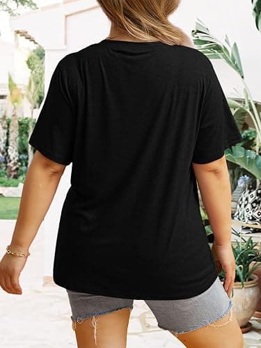 Plus Size Smooth As Tennessee Whiskey Shirt Women Keyhole Sexy V Neck Country Music Tops Tshirt thumbnail 3