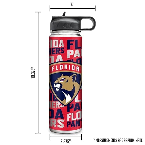 Rico Industries NHL Hockey 22oz Stainless Steel Tumbler with Lid - Great For Coffee, Tea, Water or Cocktails thumbnail 6