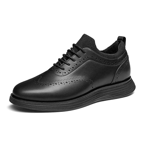 Bruno Marc Men's MaxFlex Dress Sneakers Oxfords Casual Wingtip Brogue Shoes - Image 1