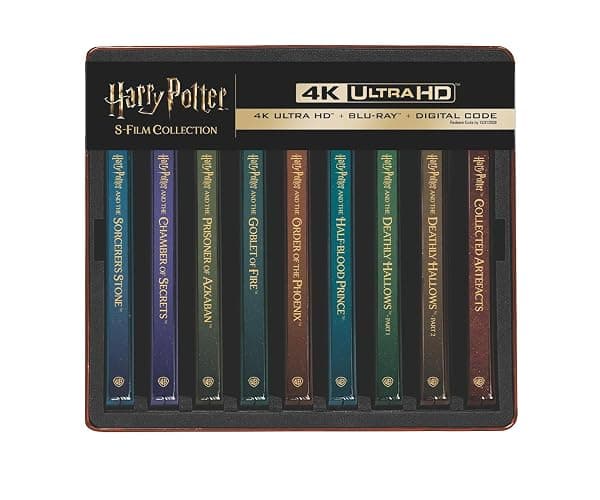 Harry Potter 8-Film Steelbook Library Case (Amazon Exclusive) (4K Ultra HD + Digital) thumbnail 3