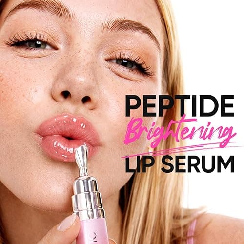 SKINTIFIC Peptide Brightening Lip Serum(01U Baby Pink-Update), Hydrating & Plumping Tinted Lip Gloss, Moisturizing Lip Balm with Polypeptides & Squalane for Glossy thumbnail 3