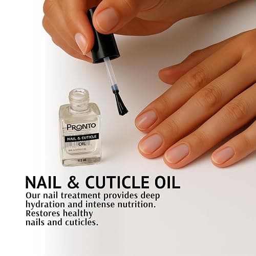 Pronto Gel Nail Polish Remover Kit - 16oz Pure Acetone, Nail Soaking Bowl, Moisturizing Cuticle Oil, Manicure Kit Including Gel Nail Polish Tools, Nail File, Nail Buffer, Cuticle Pusher & Nail Scraper thumbnail 6