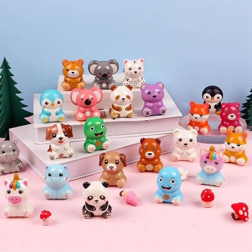 KissFuture 24 PCS Animal Slow Rising Squishy Toys, Squeeze Toys, Party Favors for Kids, Pinata Stuffers, Goodie Bags Stuffers, Birthday Gifts for Boy & Girls, Classroom Prizes thumbnail 2