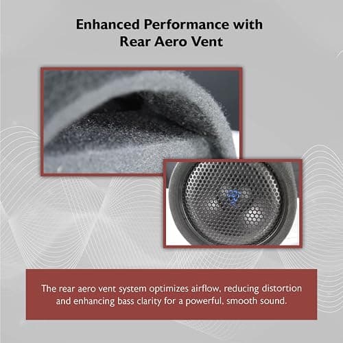 Rockville RTB80A Powered Subwoofer Bass Tube, 8", 400W Peak/200 Watts RMS, Deep Bass, Built-In Amp, Crossover, Vented Enclosure, Perfect for Car Audio thumbnail 4