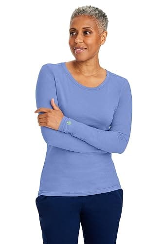 Healing Hands Women's Underscrub Soft Knit Melissa Longsleeve Scrub Tee with Breathable & Easy Care Fabric 5047 - Image 1