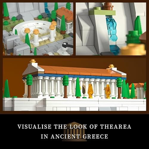 Givenni Architecture The Acropolis in Athens Building Sets; Collectible Model for Adults; Home Décor Model Building Kit, Creative DIY Activity, Famous Landmarks Collection (1947 Pieces) thumbnail 6
