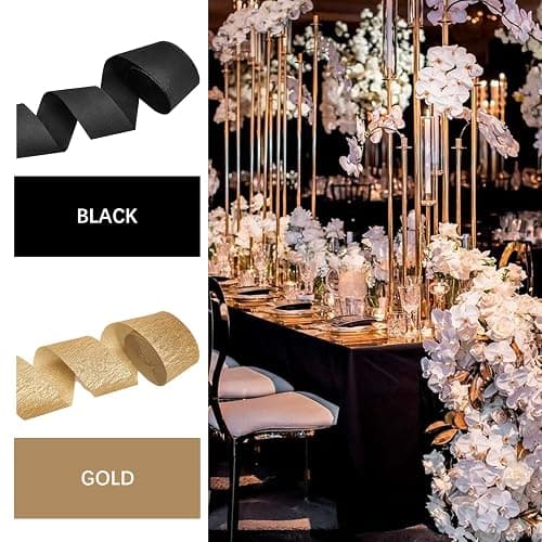 PartyWoo Multicolor Crepe Paper 4pcs 328 FT Multicolor Streamers | Wedding Birthday New Year's Eve Graduation Baby Shower Bridal Shower Anniversary Engagement Party Decorations thumbnail 3