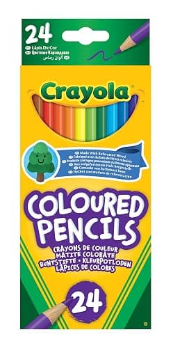 CRAYOLA Colouring Pencils - Assorted Colours (Pack of 24) | A Must-Have for All Kids Arts & Crafts Sets | Ideal for Kids Aged 3+ - Image 1