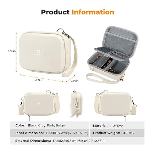 K&F Concept Digital Camera Case, Waterproof & Protective Small Camera Bag, Lightweight Camera Sling Bag with 2 Carrying Ways thumbnail 5