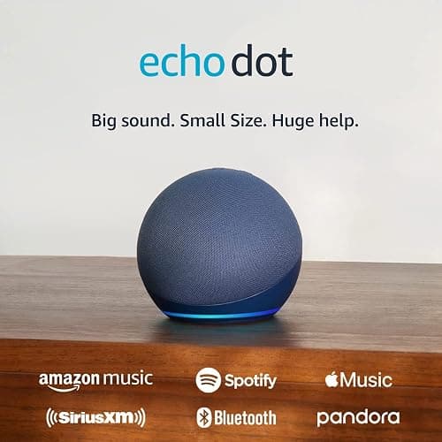 Amazon Echo Dot (newest model) - Vibrant sounding speaker with Alexa+ Early Access, Great for bedrooms, dining rooms and offices, Deep Sea Blue thumbnail 15