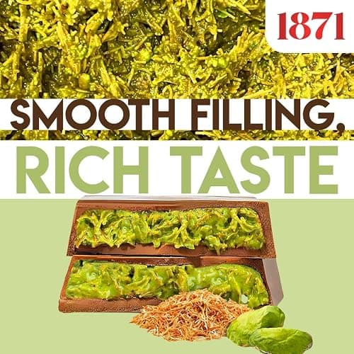 From Amazon: Dubai Chocolate Filling 2.2 Lb / 1 Kg Pistachio Cream with Crispy Kadayif | Middle Eastern Gourmet Dessert Best Ingredient For Dubai Chocolate | Rich, Crunchy & Decadent Treat (2.2 lb / 1 Kg) thumbnail 2
