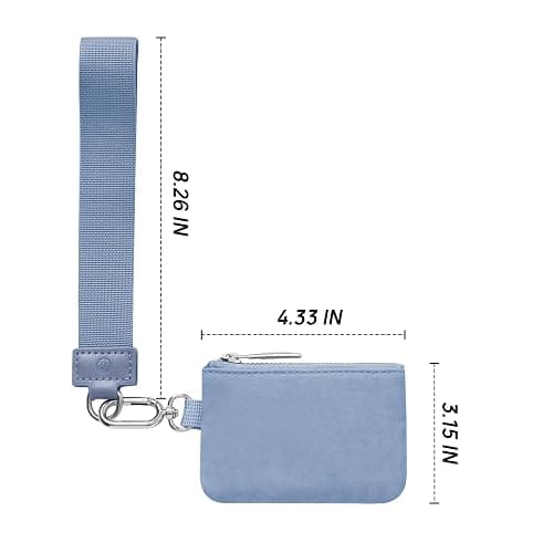 Mum's Memory Mini Zip Around Wristlet Wallets for Women -KeyChain Wallet with Detachable Dual Pouch Wristlet -Key Chain Coin Purse Small Wallets thumbnail 3