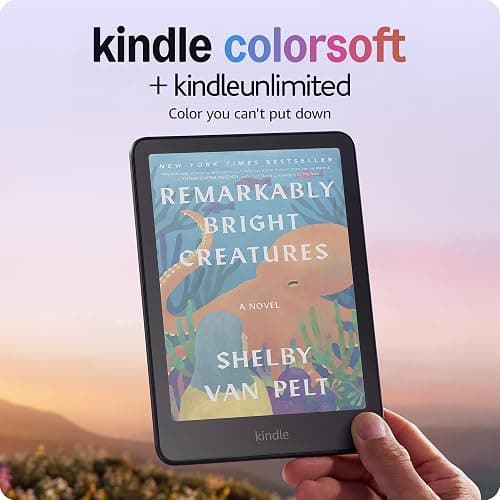 Amazon Kindle Colorsoft 16 GB (newest model) – With color display and adjustable warm light – No Ads – Black + 3 Months of Kindle Unlimited (with auto-renewal) - Image 1