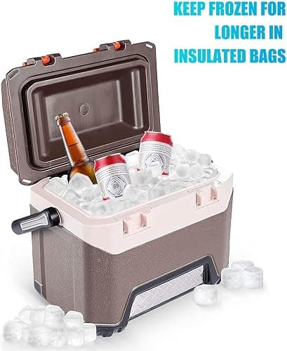 Nonley Reusable Ice Cubes, 20 Pack Refreezable Plastic, BPA Free, Chills Drinks Without Diluting, Washable Fake Ice Cubes for Cocktails, Wine, Beer or Coffee, Easy To Use thumbnail 7