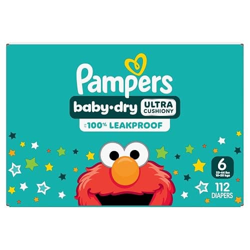Pampers Diapers - Baby Dry - Size 6, 112 Count, Absorbent Disposable Infant Diaper (Packaging May Vary) thumbnail 12