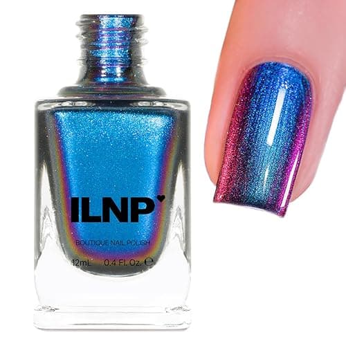 ILNP Birefringence - Blue, Purple, Red, Green, Yellow, Orange Ultra Chrome Color Shifting Nail Polish