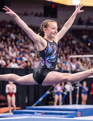 Zaclotre Girls Gymnastics Leotards Clasp Back Leotard with Tumbling Shorts | Toddler,Little,Big Girls,Sparkly Sleeveless Dance Unitards,Gymnastics Outfits with Removable Gym Shorts,Tumbling Leotards thumbnail 3