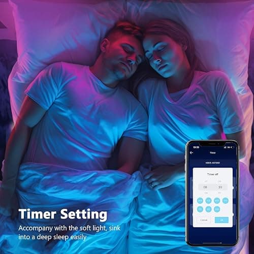 Led Strip Light, 10m Led Lights, Cuttable Led Light Strips with Smart App Control Remote, Music Sync Colour Changing RGB Led Strip Lights for Room Decoration - 10M thumbnail 5
