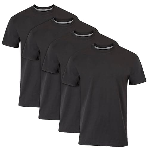 hanes black slim fit tshirts - Image 1