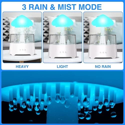 Cloud Humidifier Rain Water Drip Diffuser thumbnail 4
