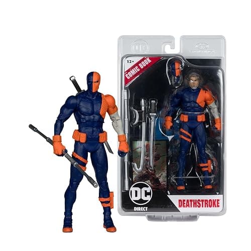 McFarlane Toys - DC Direct Page Punchers Deathstroke (DC Rebirth) 7in Figure with Comic thumbnail 7