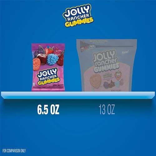 JOLLY RANCHER Gummies Very Berry Fruit Flavored Candy Bag, 6.5 oz | Very Berry Gummies with Blue Raspberry, Wild Strawberry, Black Cherry, Blackberry and Wild Berry Flavors, 6.5 oz thumbnail 7