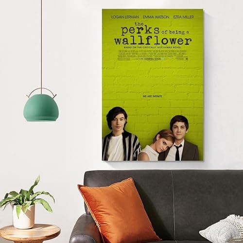 The Perks of Being A WallFlower Movie Poster Canvas Art Posters for Room Aesthetic And Wall Art Picture Living Room Decor Poster 08x12inch(20x30cm) Unframe-style thumbnail 4