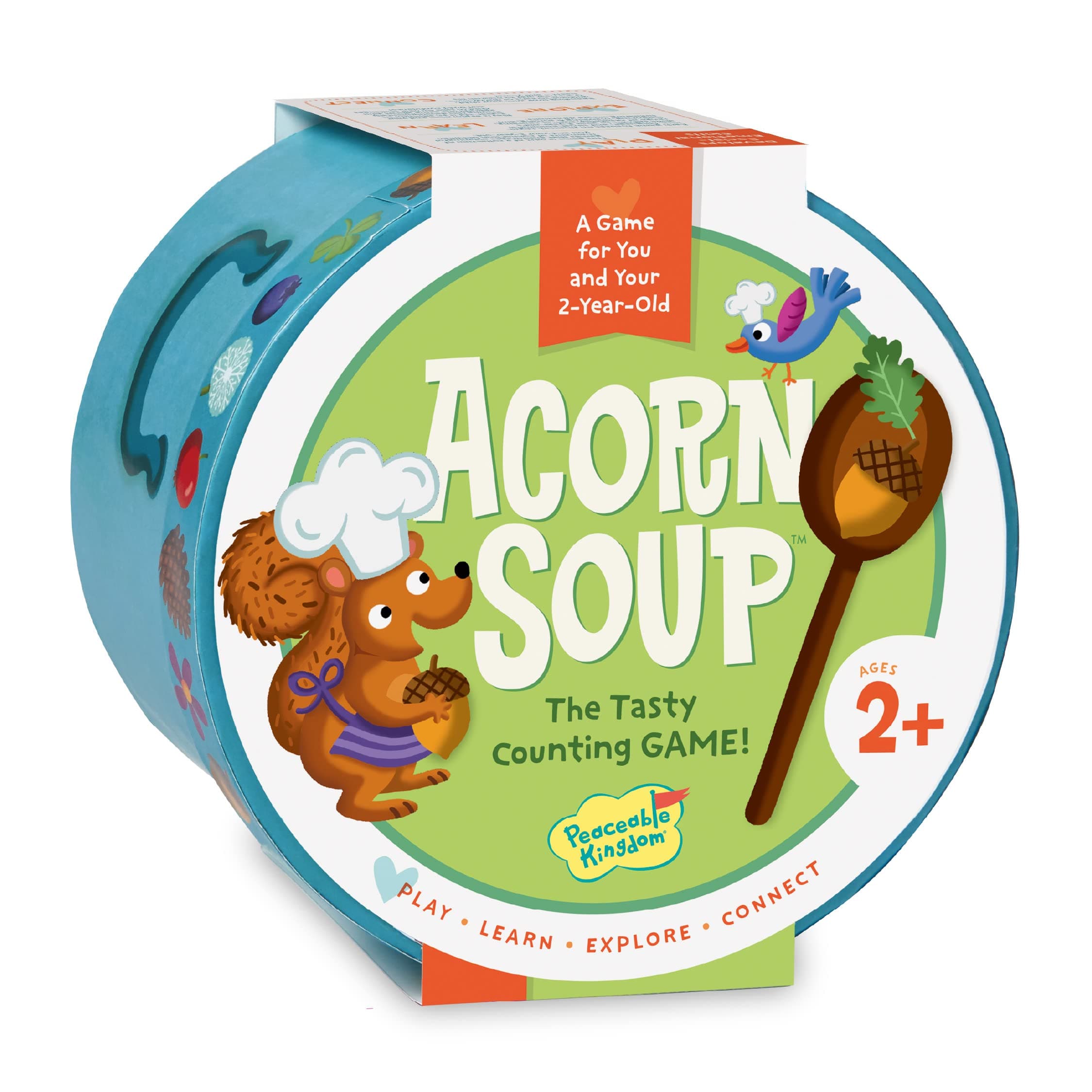 Peaceable Kingdom Acorn Soup: Cooperative Cooking Game for Toddlers & Kids Aged 2+