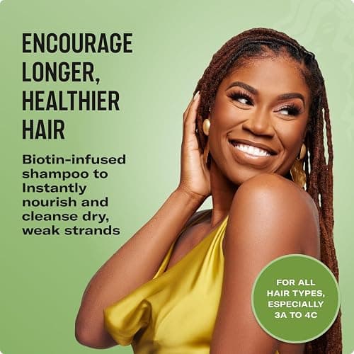 Mielle Organics Rosemary Mint Hair Strengthening Biotin Shampoo - Moisturizing Hair Shampoo for Women and Men to Gently Cleanse, Repair & Protect Strands (12 oz) thumbnail 3
