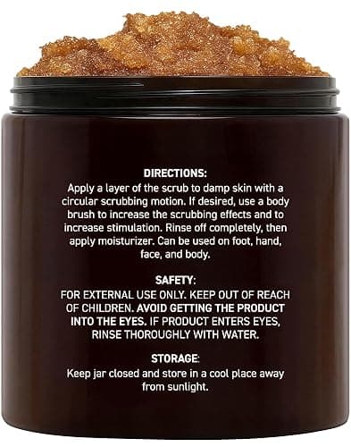 Brooklyn Botany Brown Sugar Body Scrub - 10 oz | Moisturizing & Exfoliating Face, Foot & Hand Scrub, Natural Softening Formula for Smoother, Softer & More Even Complexion thumbnail 2