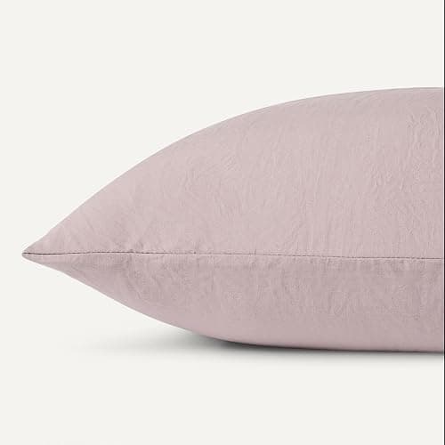 Amazon Basics Parure de Lit 1 Personne 2 Pièces en Microfibre Prélavée, Extra Douce avec Effet Froissé Naturel, sans Repassage, Housse de Couette 135 x 200 cm et 1 Taie d'oreiller 65 x 65 cm, Violet thumbnail 5