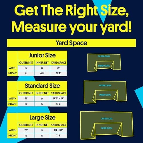 Open Goaaal 3-in-1 Soccer Training Rebounder & Goal Backstop Net - Soccer Goal for Volley, Passing, Solo Training - Outdoor Sports, Backyard Games thumbnail 5