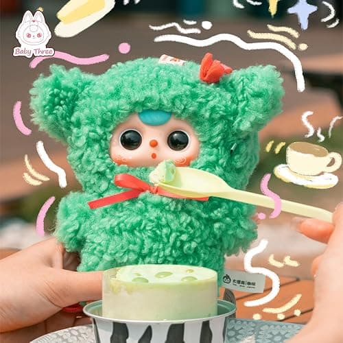 cureplaneta Baby Three Where's Spring? Series Plush Blind Box - Small Stuffed Figures Mini Random Toy Collectible Doll Cute Home Decorations - Birthday Mystery Single Box thumbnail 2