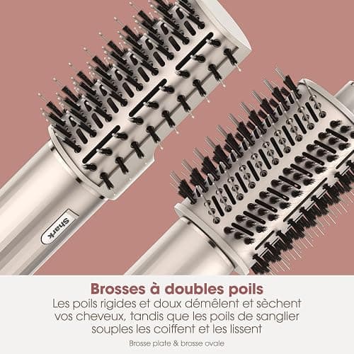 Shark styler à air chaud Coiffeur-séche multi-styles à air chaud avec boucleurs auto-enroulants, brosses et concentrateur,Sans dommage dû à la chaleur, coiffage polyvalent, pour tous types de cheveux thumbnail 10