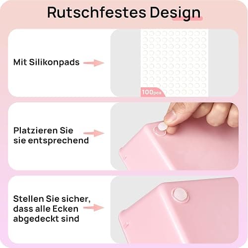 Vtopmart 25 PCS Plastic Drawer Organizers Set, 4-Size Versatile Bathroom and Vanity Drawer Organizer Trays, Storage Bins for Makeup, Bedroom, Kitchen Gadgets Utensils and Office | Plastic storage bins for organizing bathroom, bedroom, kitchen and office drawers. thumbnail 7