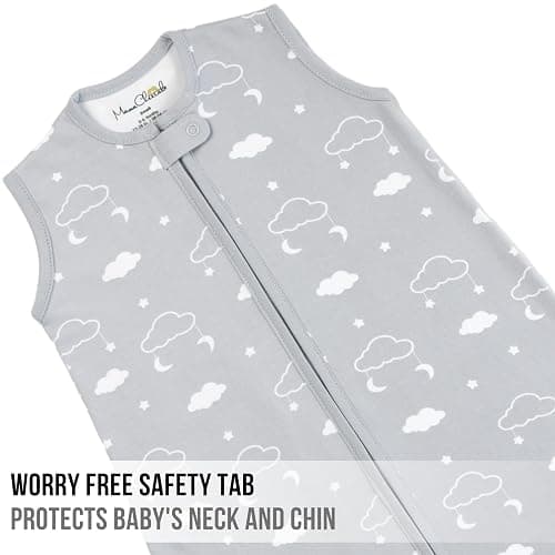 Mama Cheetah Baby Sleep Sack 0.5 TOG, Organic Cotton Baby Wearable Blanket with Two-Way Zipper, Swaddle Transition Baby Sleeping Bag for Newborn Infant Toddler Boy Girl, 0-6 Months thumbnail 7