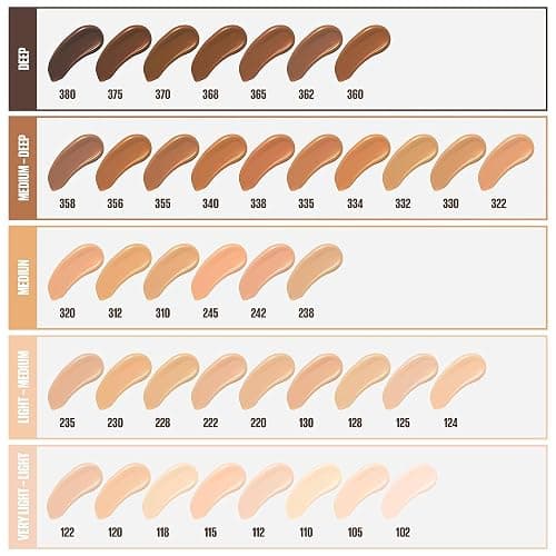 Maybelline Fit Me Matte + Poreless Liquid Oil-Free Foundation Makeup, For Normal to Oily Skin, Medium Coverage, Breathable & Lightweight, Non-comedogenic, Shade: Espresso (Packaging May Vary) thumbnail 5