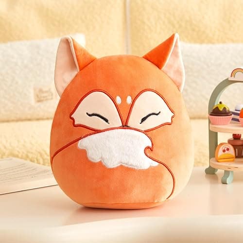 Glow Guards 12-Inch Red Fox Plush Pillow Cute Fox Stuffed Animal Soft Plush Toy Stuffed Animals Birthday Gift for Boys Girls Kids thumbnail 2