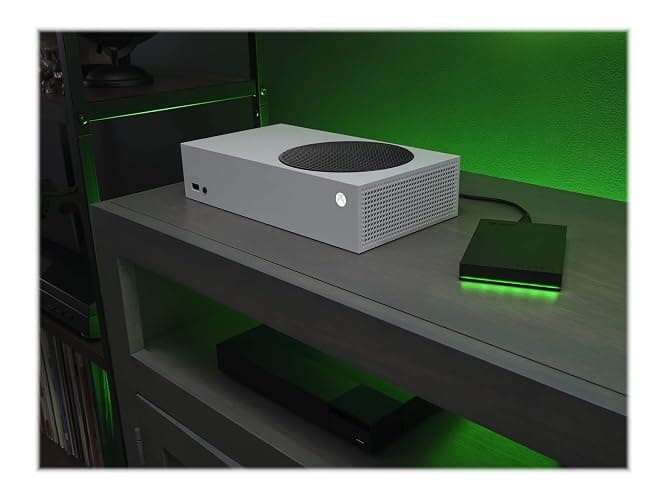 Seagate Game Drive for Xbox 2TB External Hard Drive Portable HDD - USB 3.2 Gen 1, Black with built-in green LED bar , Xbox Certified, 3 year Rescue Services (STKX2000400) thumbnail 7