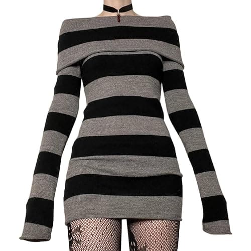 Y2k Fairy Grunge Graphic Long Sleeve Tees Tops Women E-Girls Aesthetic Gothic Skull Print Baggy T Shirts Emo Clothes - Image 1