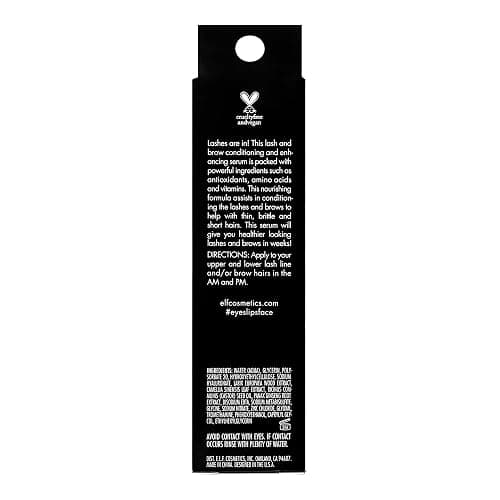 e.l.f. Enhancing Lash & Brow Serum, Promotes Longer-Looking Lashes & Brows, Nourishing & Conditioning Formula, Clear, 0.12 Fl Oz (3.5mL) thumbnail 5
