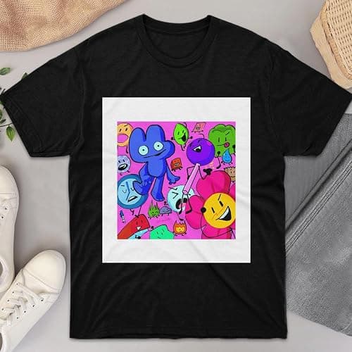 T-Shirt Bfdi Sleeve Family Character Short Unisex Friend Mix Event Women Novelty Gift for Men Big Girl Multicoloured thumbnail 3