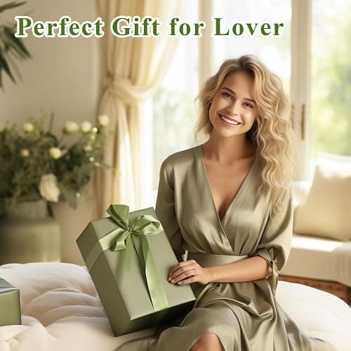 WERFOP Lily of The Valley Lamp, Green Flower Lamp for Home, 3 Color Adjustable Cute Bedside Night Light for Bedroom Dorm Living Room Office Home Decor (Green)​​ thumbnail 6