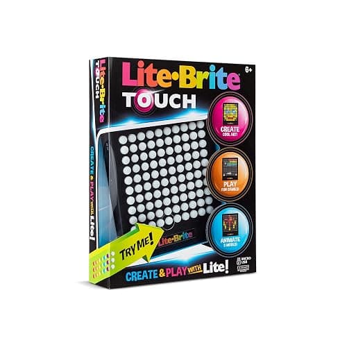 Lite-Brite Touch - Create, Play and Animate - Light Up Portable Stem Sensory Learning Toy, Creative Art Stem Toy for Girls, Boys, Unisex, Toddler, Holiday, Birthday, Gift, Ages 6+ thumbnail 8