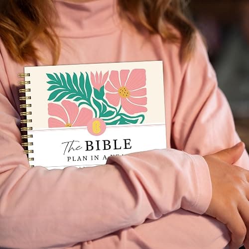 The Bible in a Year: A 52-Week Study Bible Study Guide, Spiral Bible Journal with Thick Paper & Hard Cover for Women | Ideal for Daily Devotions, Group Study, Home/Church thumbnail 6