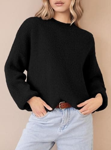 PRETTYGARDEN Women's Fall Oversized Sweaters Dressy Casual Long Sleeve Chunky Knit Winter Pullover Tops 2025 Holiday Outfits thumbnail 3