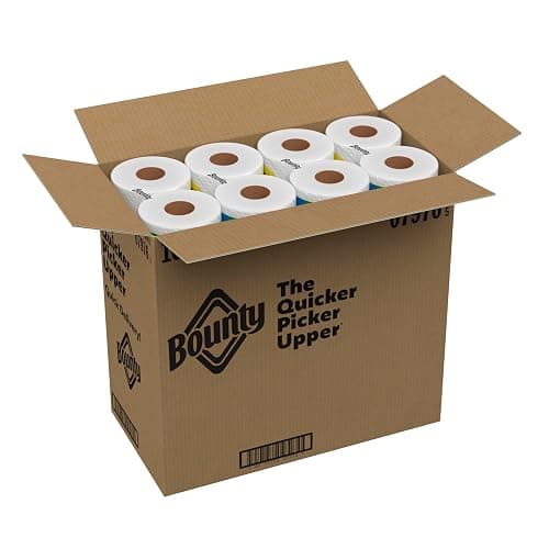 Bounty Paper Towels Quick Size, White, 16 Family Rolls = 40 Regular Rolls thumbnail 11