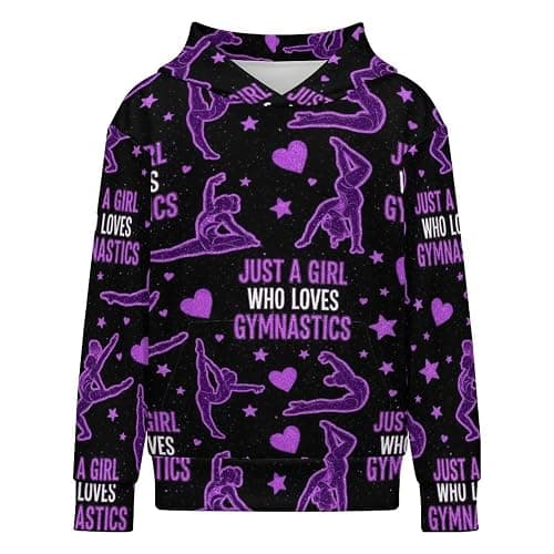 Casual Hooded Sweatshirt for Teens Girls Boys Long Sleeve Pullover with Pocket thumbnail 2